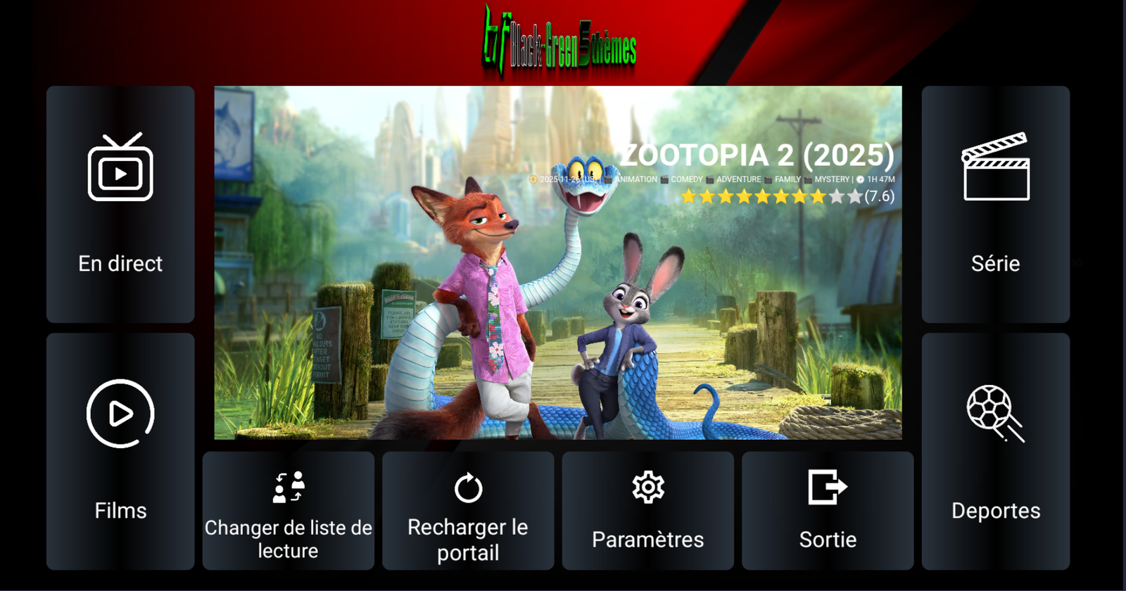 BF-Black&Green-5thèmes